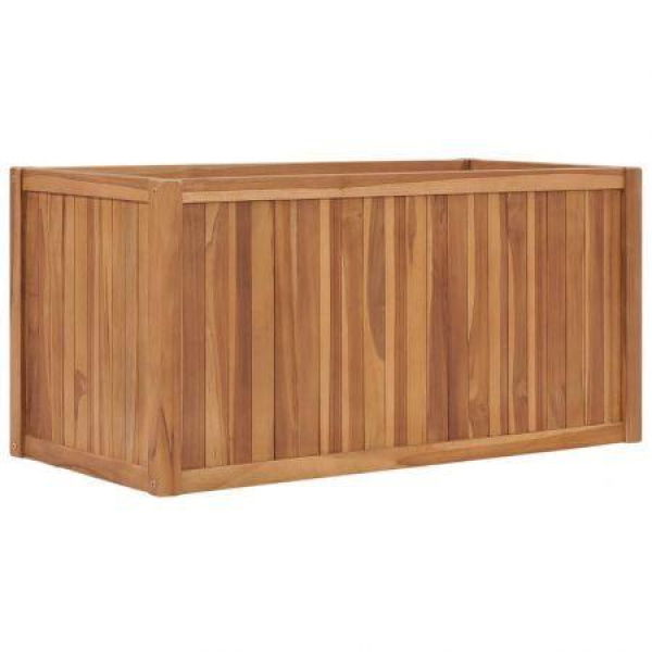 Planter 100x50x50 Cm Solid Teak Wood