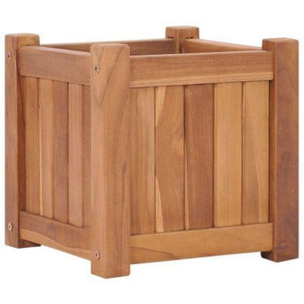 Planter 30x30x30 Cm Solid Teak Wood