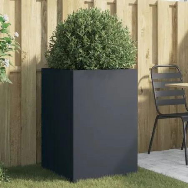 Planter Anthracite 52x48x75 cm Cold-rolled Steel