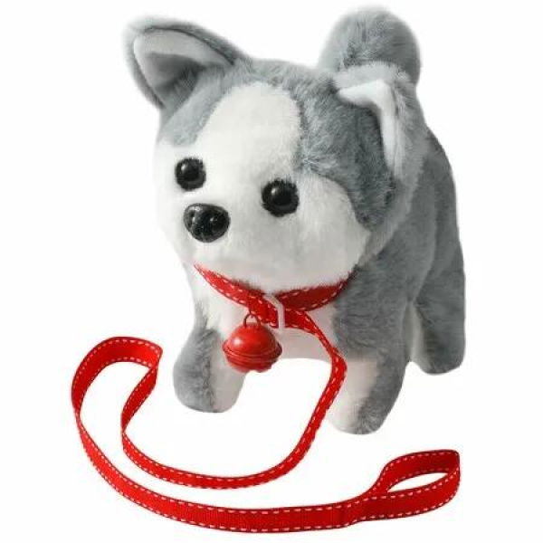 Plush Golden Retriever Toy Puppy Electronic Interactive Dog - Walking,Barking,Tail Wagging,Stretching Companion Animal Husky