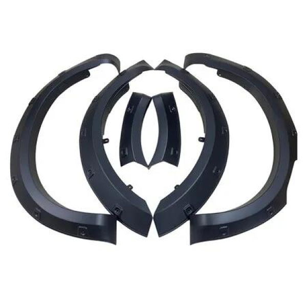 Pocket style Fender Flares Wheel Arch Fits Isuzu D-MAX DMAX 2011 - 2018 Black Textured