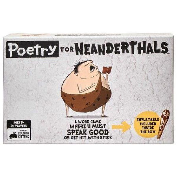 Poetry for Neanderthals by Exploding Kittens LLC - Family Card Game for Adults,Teens & Kids- 2-6 Players