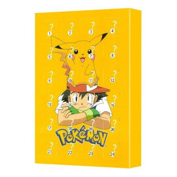 Pokemon 2023 Holiday Advent Calendar, 24 Piece Gift Playset for Kids, Boys Girls Age4+