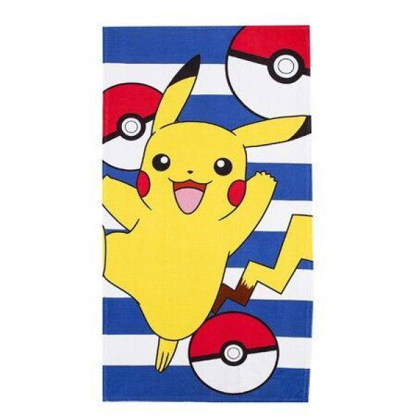 Pokemon Beach Towel 70x150cm Lightweight Microfiber Towel for Kids and Adults Quick-Dry & Absorbent