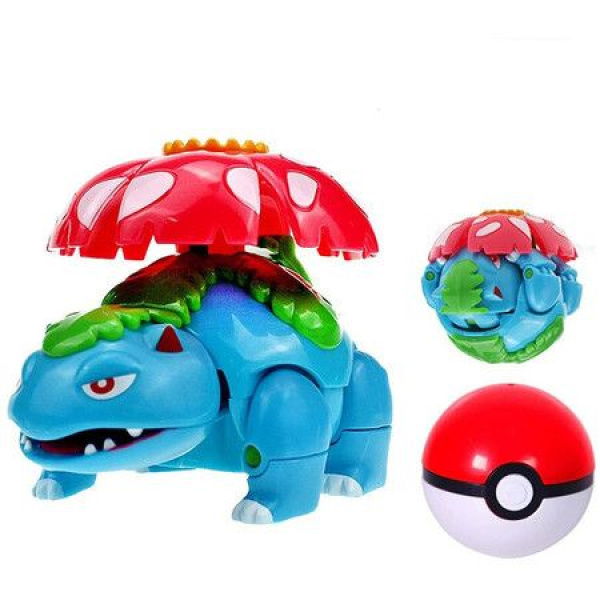 Pokemon Genie Turtle Glitter Carp Dragon Super Dream Pokemon Kids Deformation Toy.