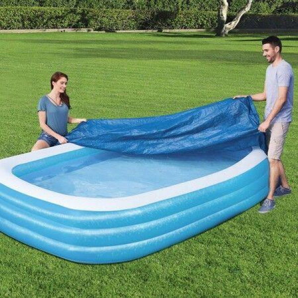 Pool Cover Swimming Paddling Pool Solar Cover For Bestway 305 X 183cm