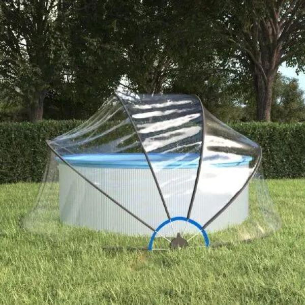 Pool Dome Round 315x158 cm PVC