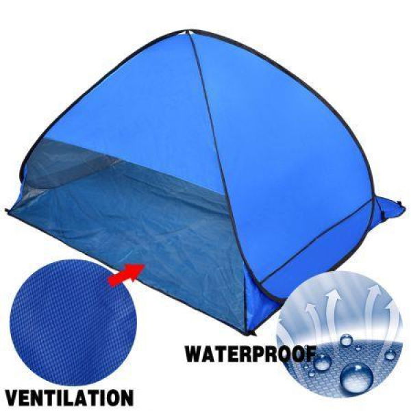 Pop Up Beach Tent Caming Portable Blue