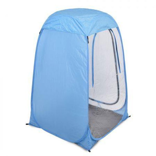 Pop Up Tent Camping Weather Blue