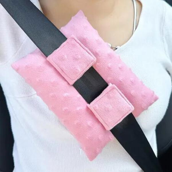 Port Pillows Chemo Port Pillow for Seatbelt Chest Protector Chemo Patients Pacemaker Surgery Recovery Support Cushion Gifts Women Minky Dot Red