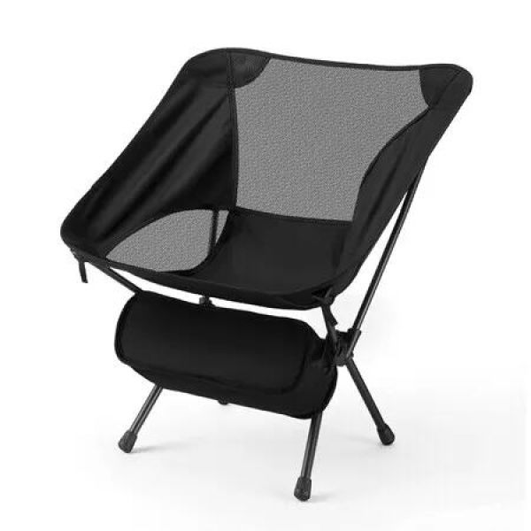 Portable Camping Chair Light Camp Beach Fishing Hiking Outdoor Seat Backpacking Patio Backyard Garden Lawn Picnic Event Seating Furniture Storage Bag