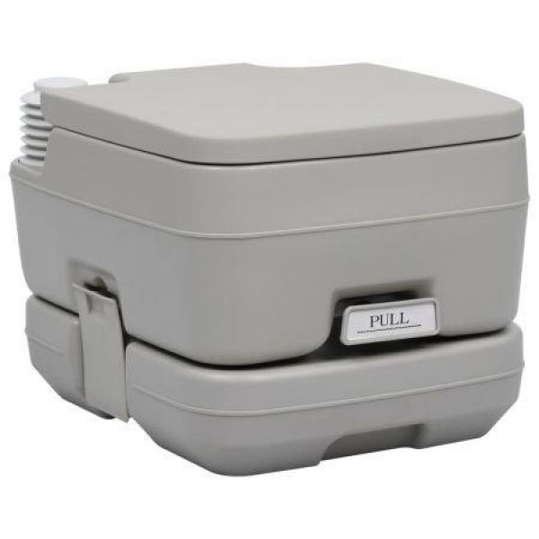 Portable Camping Toilet Grey 10+10L.