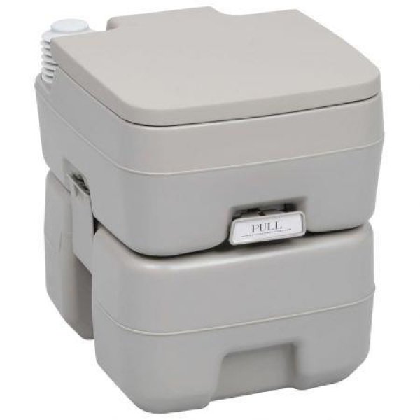 Portable Camping Toilet Grey 20+10L.