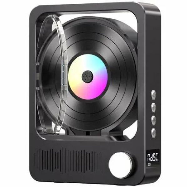 Portable CD Player HiFi Bluetooth Music Player for Car,Remote Control,LCD Display,Long Lasting,Compatible CD-R,CD-RW,MP3