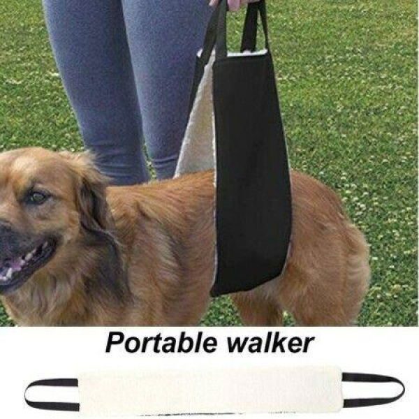 Portable Dog Sling For Back Legs - Dog Lift Walking Pet Support Assist Tool For Dogs (Gray)