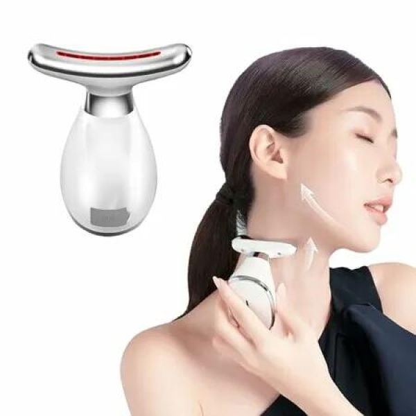 Portable Electric Face Massager For Face And Neck,7 In 1 Face Lift Device,Thermal,And Vibration Technologies For Skin Care,Improve,Firm,Tightening And Smooth