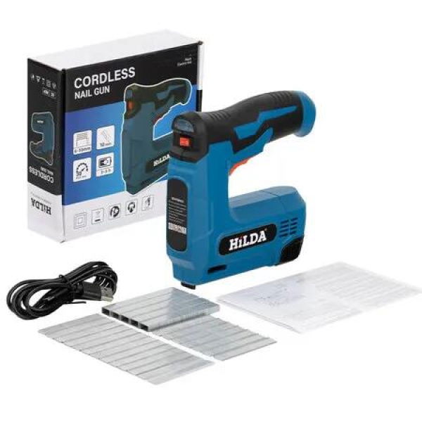 Portable Electric Nail Gun 2000pcs Nails Woodworking Decoration Air Nail Gun Without Jamming