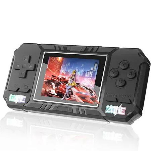 Portable Handheld Game, 520 Retro Video Games, Portable Game Console with Rechargeable 1020mAh Battery and 3.0 Inch LCD Screen for Boys Girls, Black