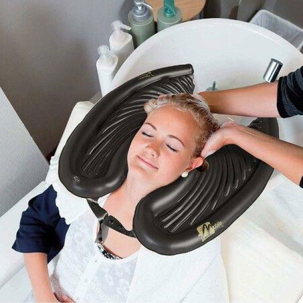 Portable Inflatable Rinse Basin for Washing and Cutting Hair at Home