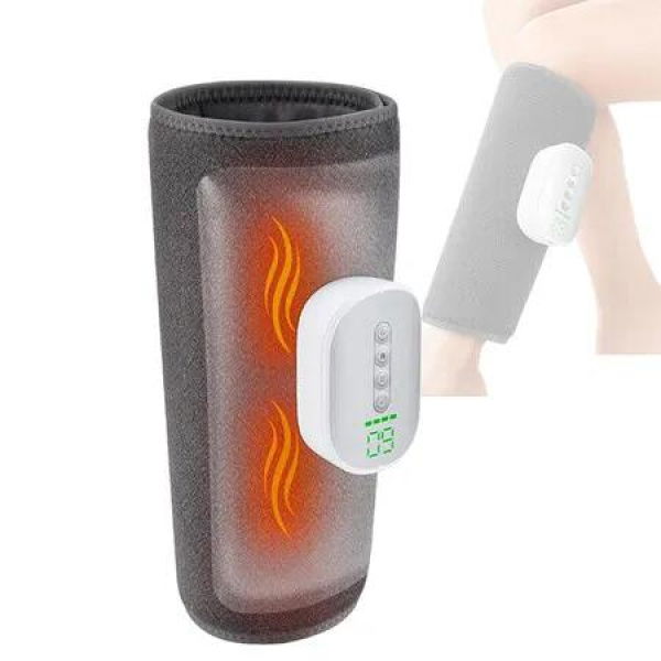 Portable Leg Massager with 4 Modes and 8 Intensity Levels, Calf Air Compression Massager with Heat, Easy to Use Ideal Gift for Women Men