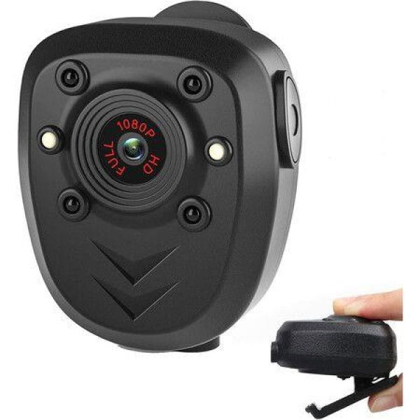 Portable Mini Body Camera Video Recorder With Night Vision Built-in 32GB Memory Card HD 1080P