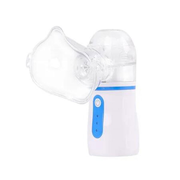 Portable Nebulizer with 3 Adjustable Speed, for Teens and Kids, Rechargeable Handheld Nebulizer for Breathing (Blue)