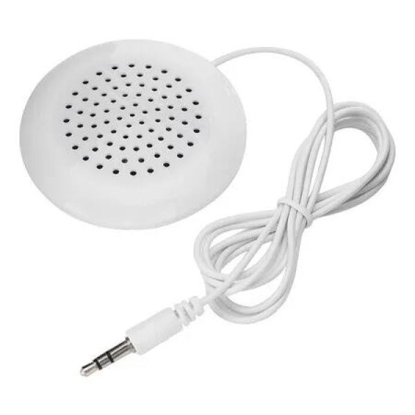 Portable Pillow Speaker, Mini Stereo Speaker with 3.5mm Aux Plug for MP3, Phone, CD Player