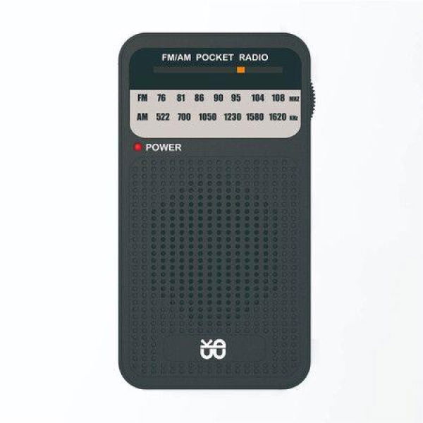 Portable Radio AM FM,Goodes Transistor Radio with Loud Speaker,Headphone Jack,2AA Battery Operated Radio,Pocket Radio