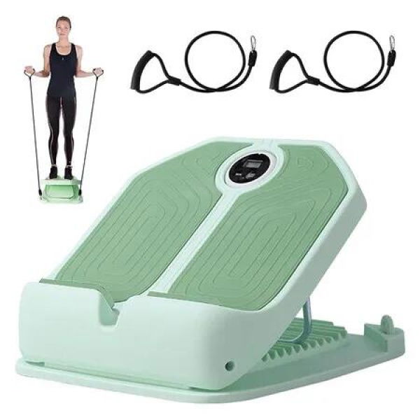 Portable Slant Board, 13 Level Adjustable & Non-Slip Calf Stretcher with Stretching Belt, Workout Equipment for Home Gym Office