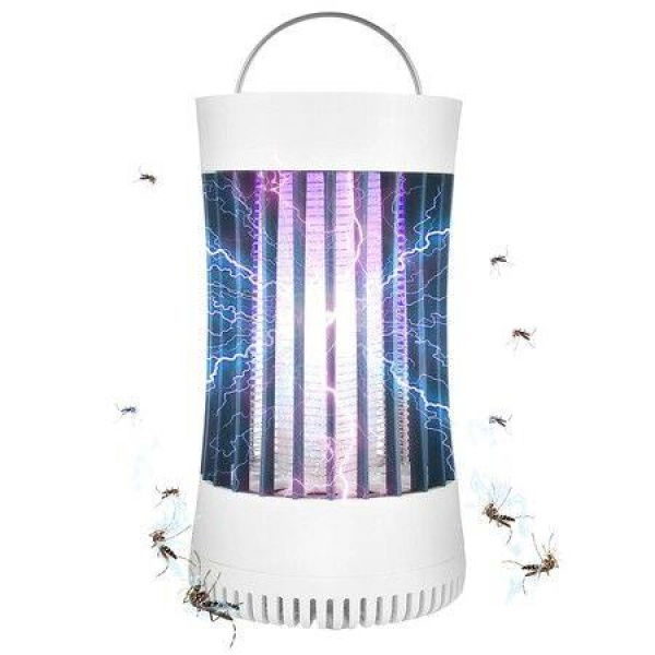 Portable USB Electronic Rechargeable Mosquito Fly Killer Lamp/Bug Zapper For Summer Trip Outdoor Camping Patio Home.