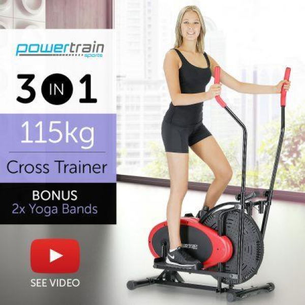 PowerTrain Home Gym Elliptical Cross Trainer