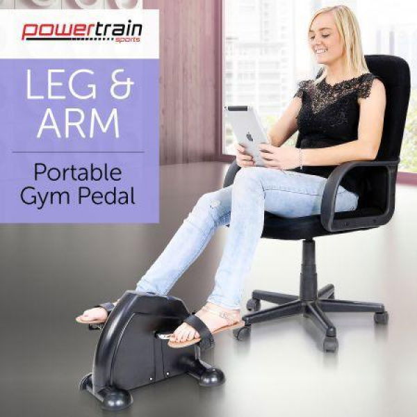 Powertrain Portable Home Gym Mini Arm And Leg Trainer Exercise Bike