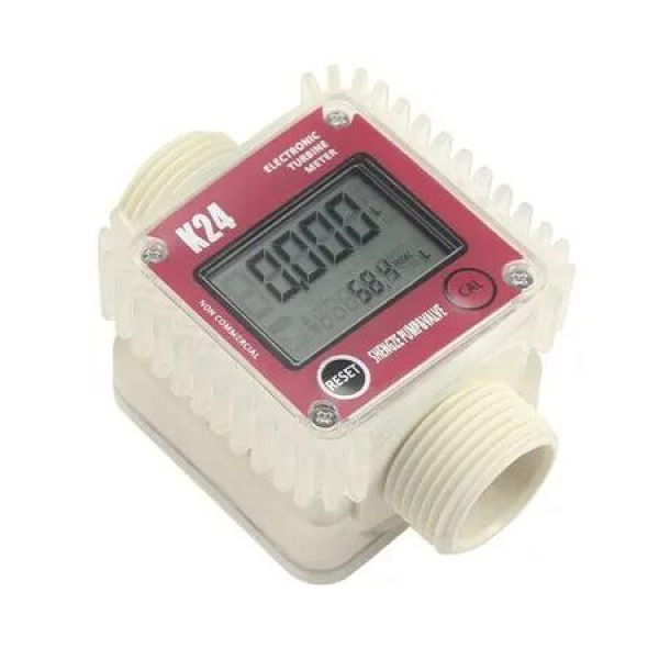 Precise Liquid Measurement K24 Digital Turbine Flow Meter for Gasoline, Diesel, Kerosene, and Chemicals