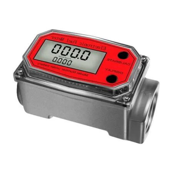 Precision Fuel Measurement Digital Turbine Flow Meter with LCD Display and NPT Counter Accurately Monitor Engine Oil Flow