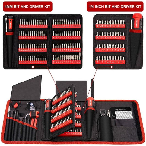 Precision Screwdriver Set 190-Piece For Computer IPhone Laptop PC Cell Phone PS4 Xbox Nintendo