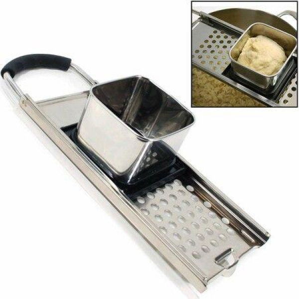 Premium Grade Stainless Steel Spaetzle Maker With Comfort Grip Handle Traditional Egg Noodle Maker