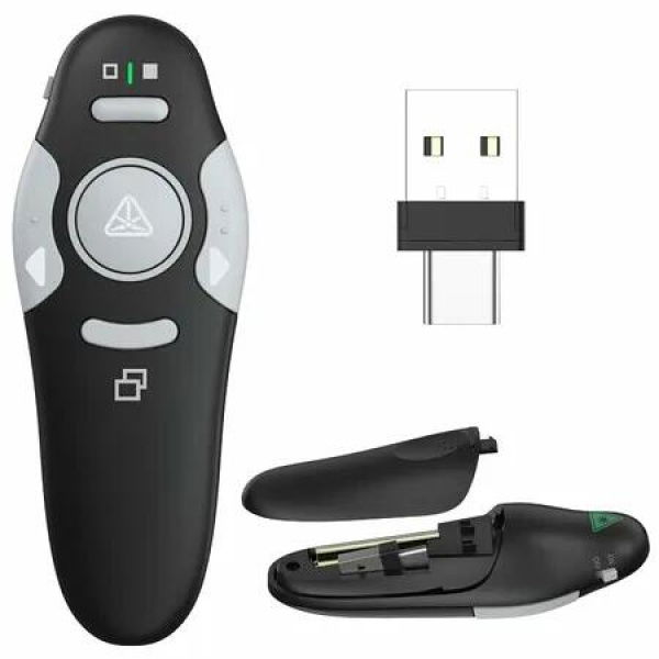 Presentation Clicker Wireless Presenter Remote Clicker for PowerPoint Presentation Remote,PowerPoint Slide Advancer,Type-C