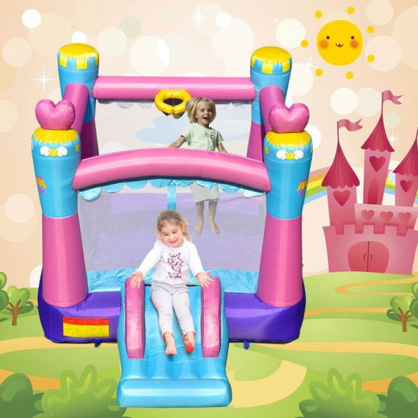 Princess Theme Inflatable Castle With Jumping Area Without Blower