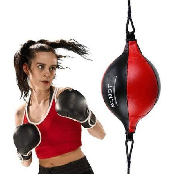 Professional Double End Speed Bag PU Leather Punch Ball Striking Bag Kits For Boxing