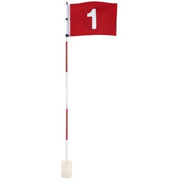 Professional Golf Flagsticks Putting Green Set with 6ft Hole Cup Flags for Practice