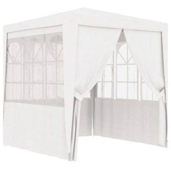 Professional Party Tent With Side Walls 2x2m White 90g/m