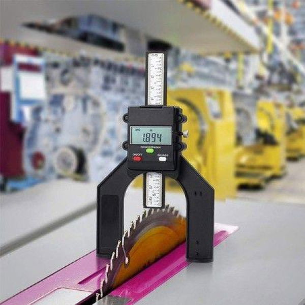 Professional Woodworking Digital Height Gauge Depth Ruler