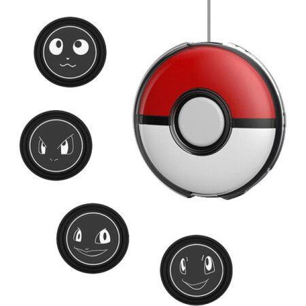 Protective Case For Pokemon GO Plus + 2023 Clear Hard Case For Poke Ball Go Plus With Button Caps And Wrist Strap - 1 Pack.