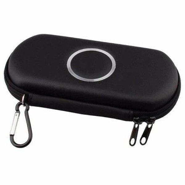 PSP Carring Case Portable Travel Pouch Cover Zipper Bag Compatible for Sony PSP 1000 2000 3000 Game Console (Black)