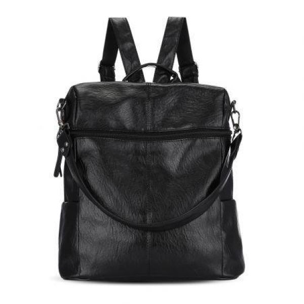 PU Leather Shoulder Bag Personality Backpack