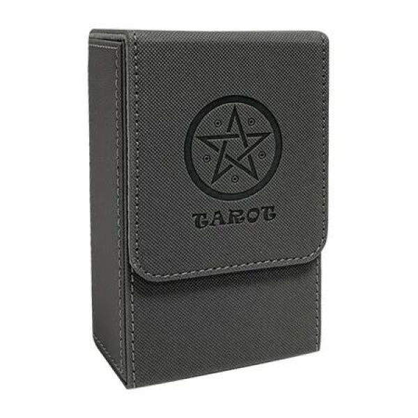 PU Leather Tarot Cards Case, Large Capacity Tarot Card Holder Sleeve, Portable Protective Case for Most Tarot Card
