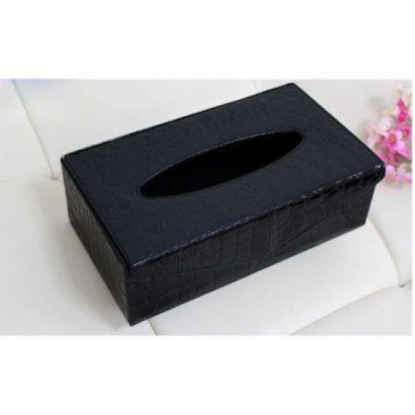 PU Leather Tissue Box Cover Paper Holder Home/car Decor.