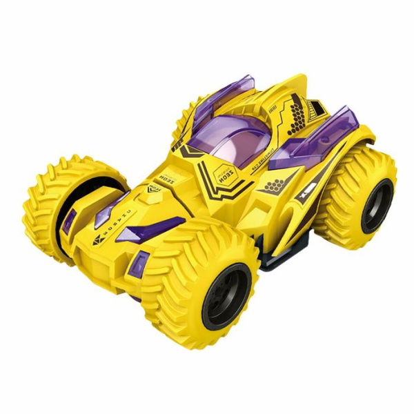 Pull Back Cars Toys Friction Powered Cars For KidsFour-Wheel Drive 360 Stunt Spinning Off-road VehiclesInertia Car Toys