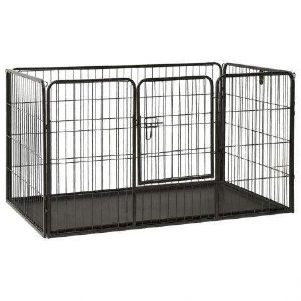 Puppy Playpen Steel 123x775x745 Cm