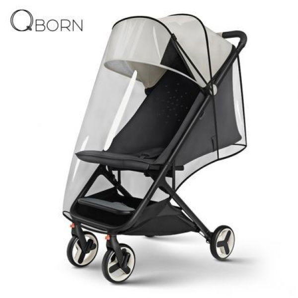 QBORN PG06 Weather Shield Rain Cover For Foldable Baby Stroller